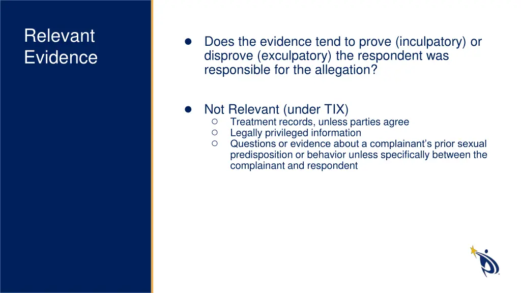 relevant evidence