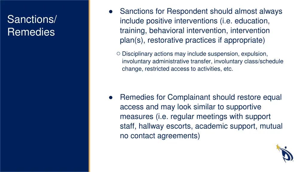 sanctions for respondent should almost always
