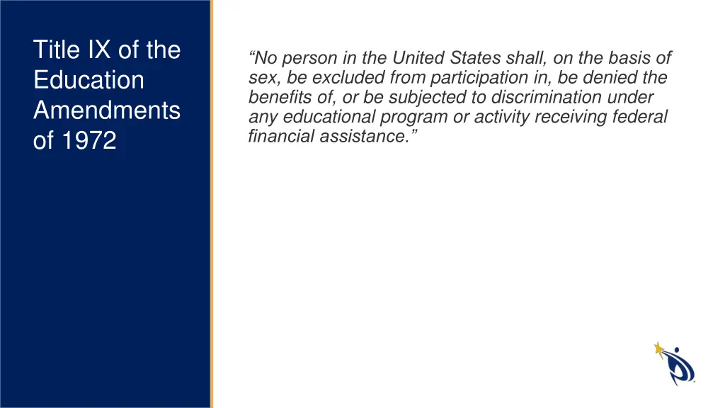 title ix of the education amendments of 1972