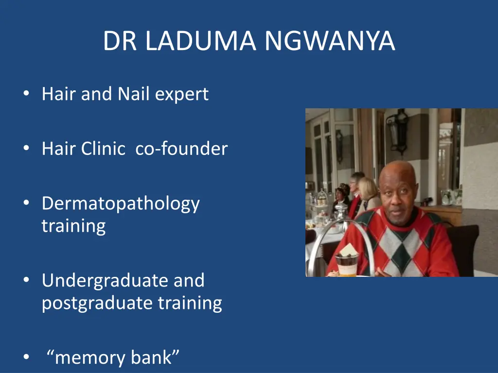 dr laduma ngwanya