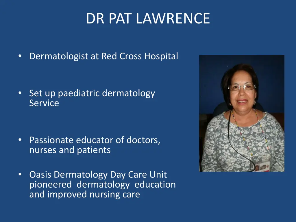 dr pat lawrence