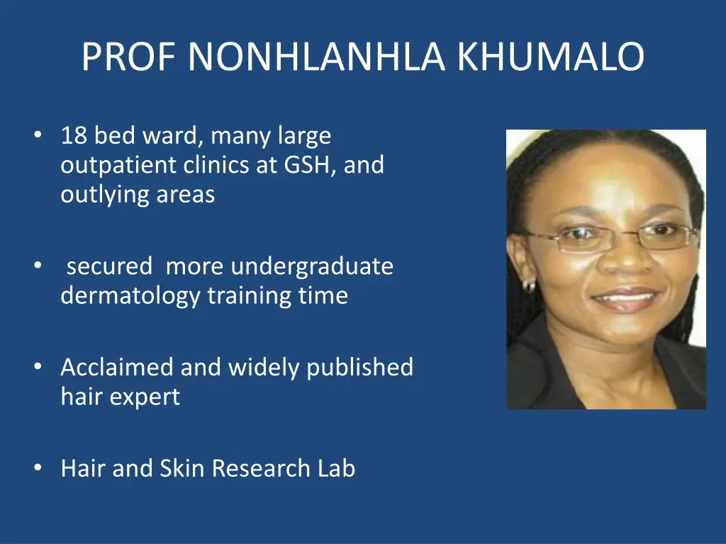 prof nonhlanhla khumalo