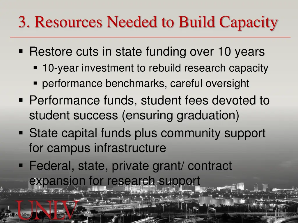 3 resources needed to build capacity