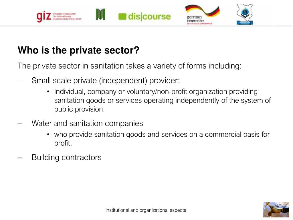 who is the private sector