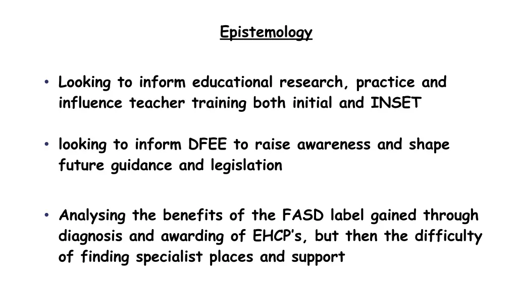 epistemology