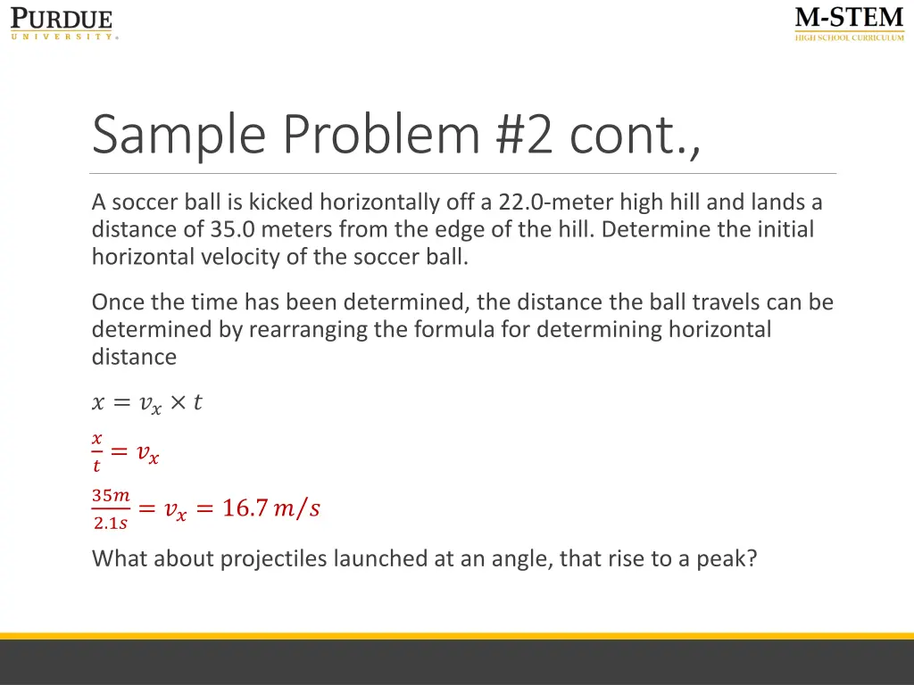 sample problem 2 cont