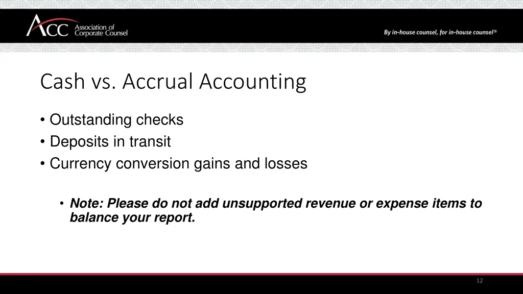 cash vs accrual accounting
