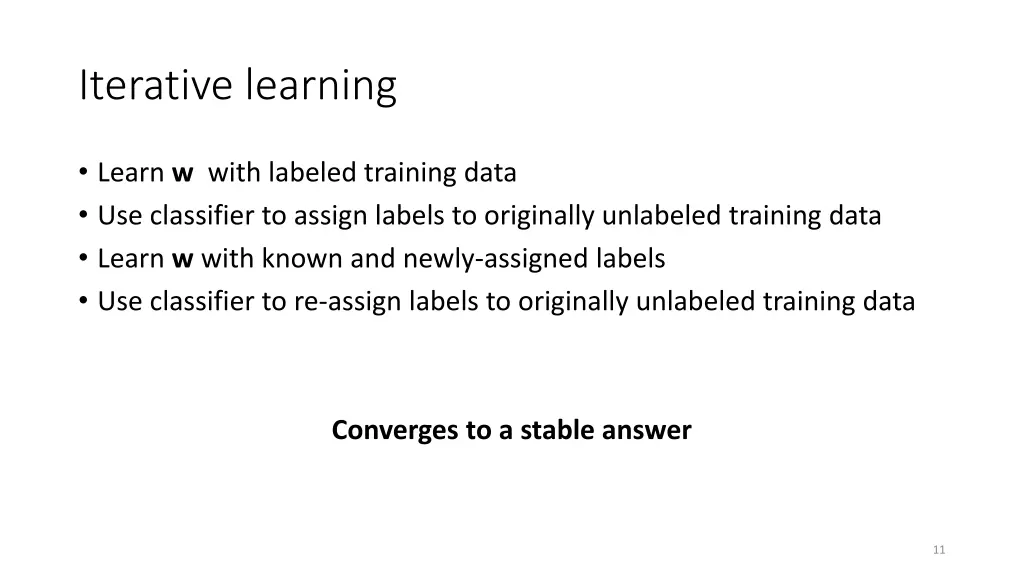iterative learning