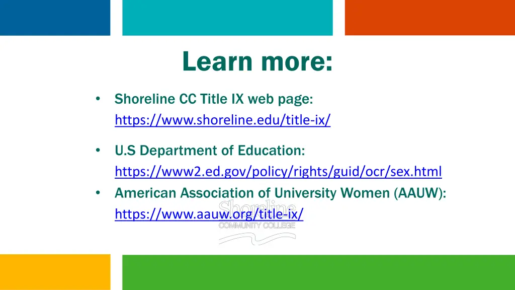 learn more