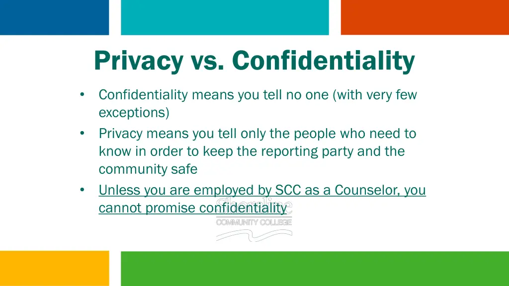 privacy vs confidentiality
