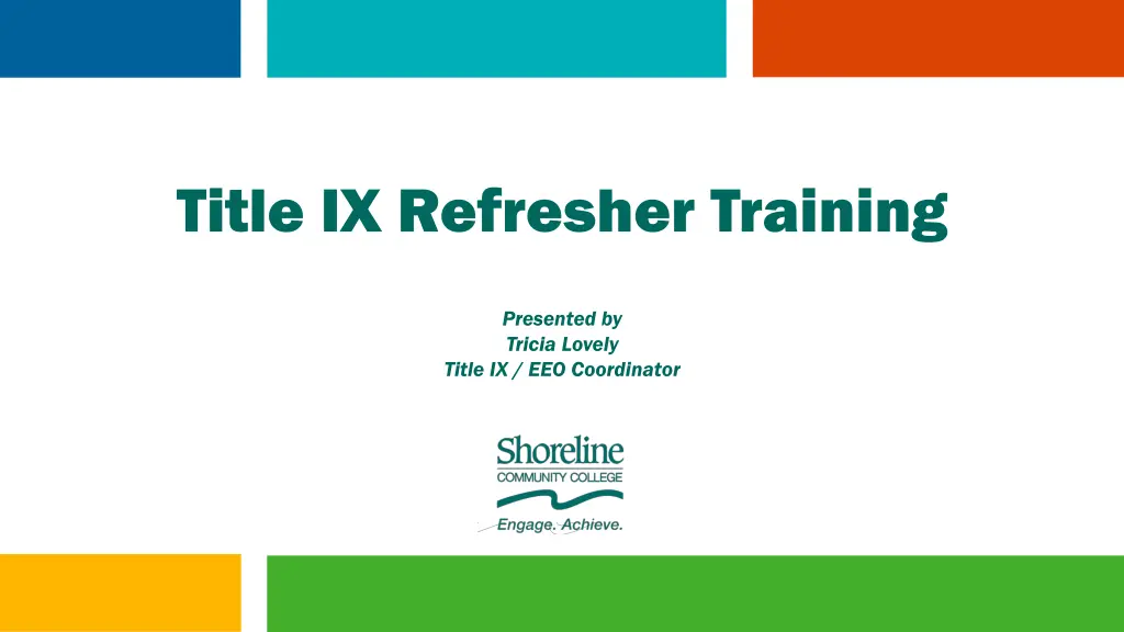 title ix refresher training