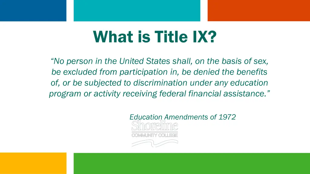 what is title ix