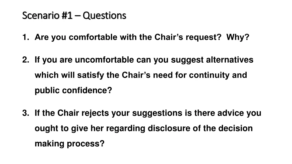 scenario 1 scenario 1 questions