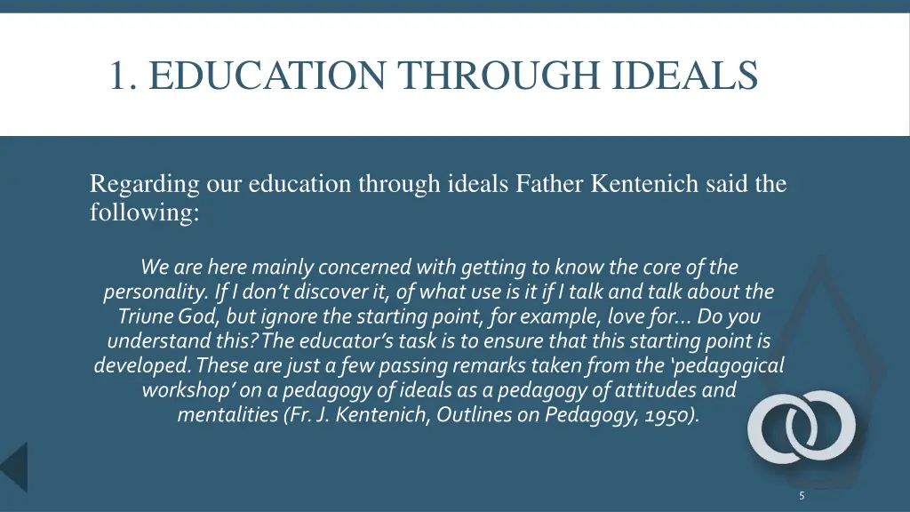 1 education through ideals 1