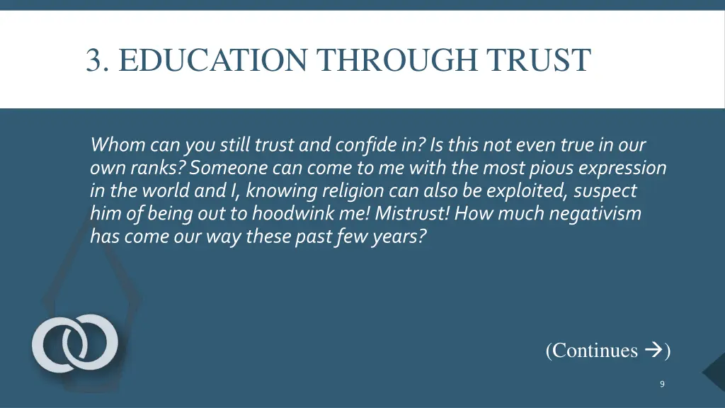 3 education through trust 1