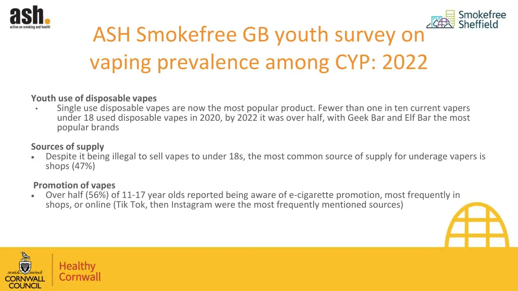 ash smokefree gb youth survey on vaping 1