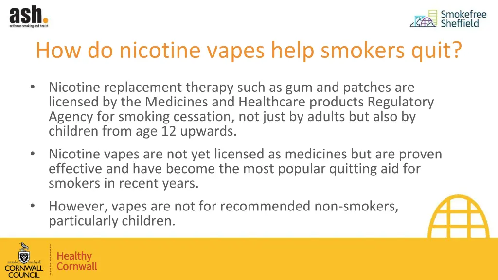how do nicotine vapes help smokers quit 1