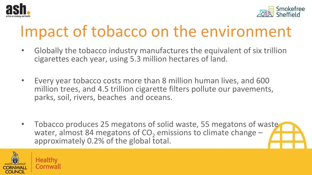 impact of tobacco on the environment