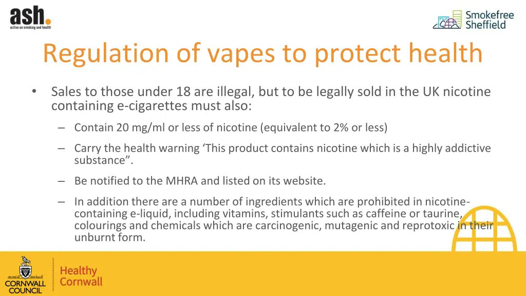 regulation of vapes to protect health 1
