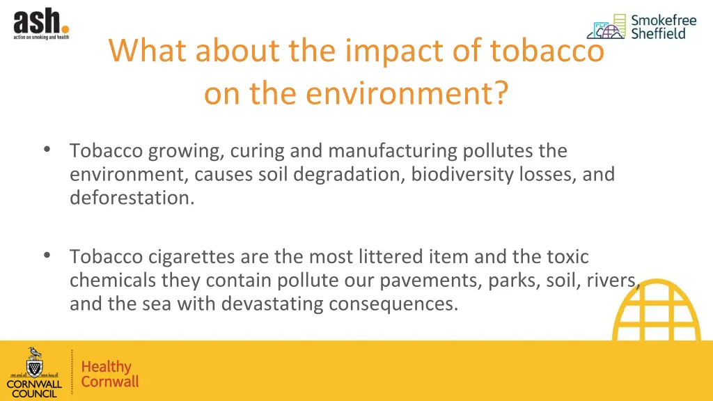 what about the impact of tobacco