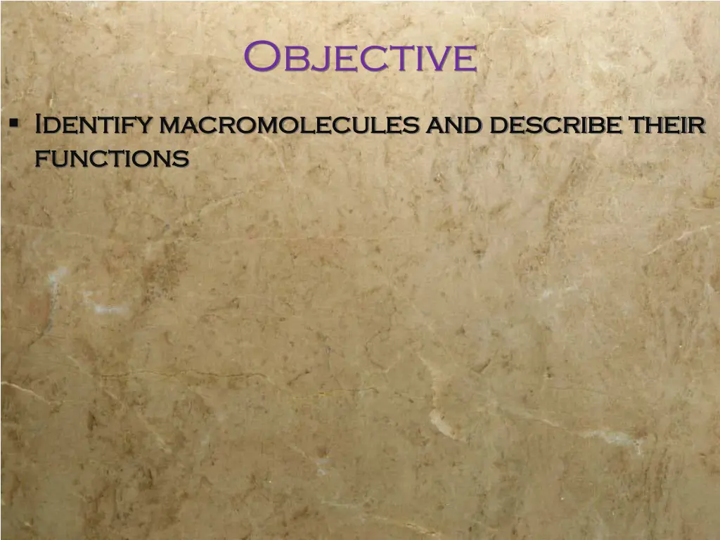 objective