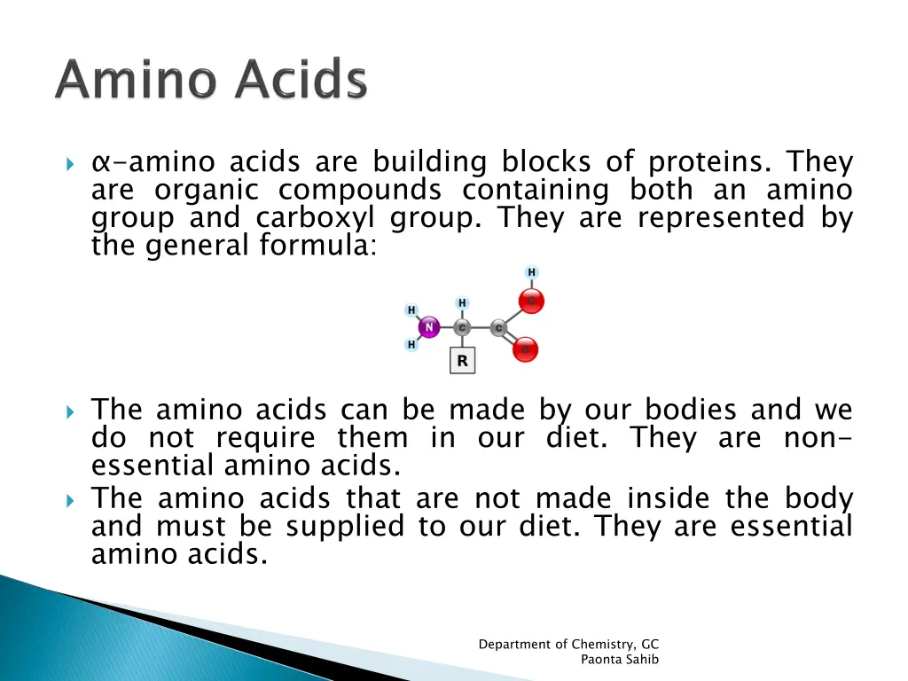 amino acids are building blocks of proteins they