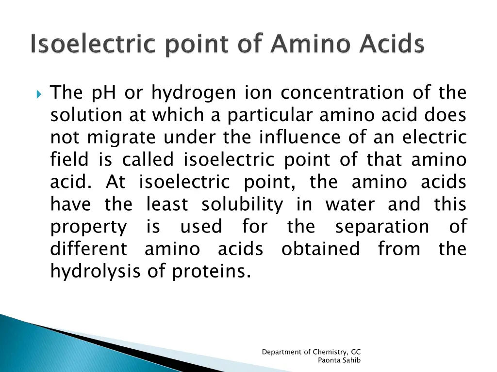 the ph or hydrogen ion concentration