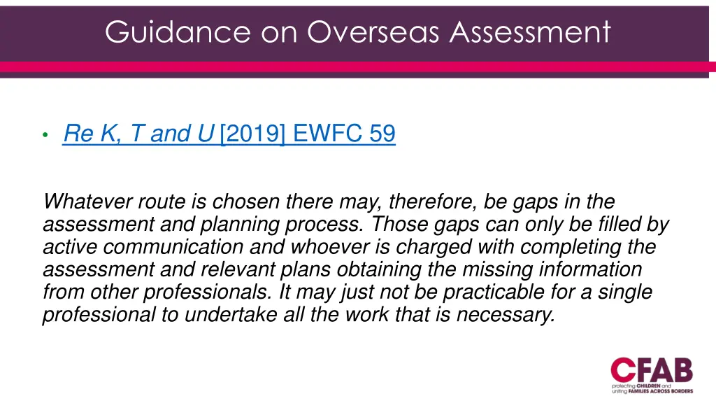 guidance on overseas assessment 1