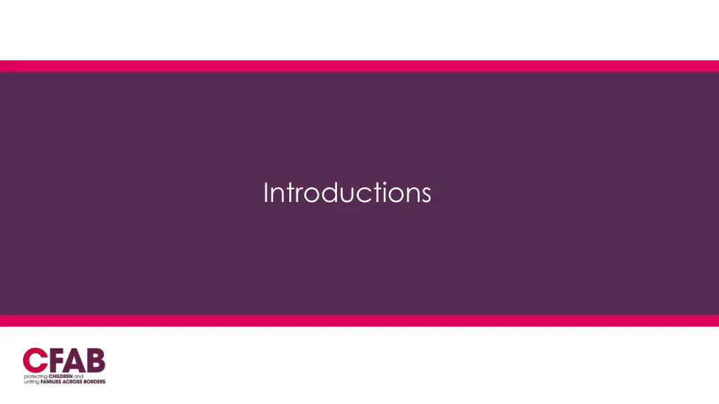 introductions