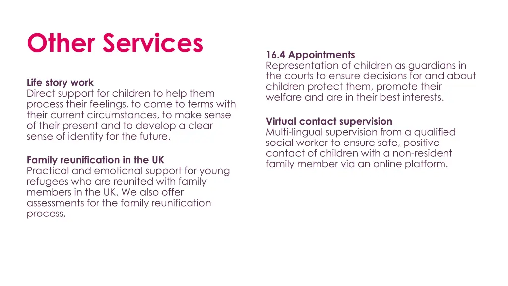 other services