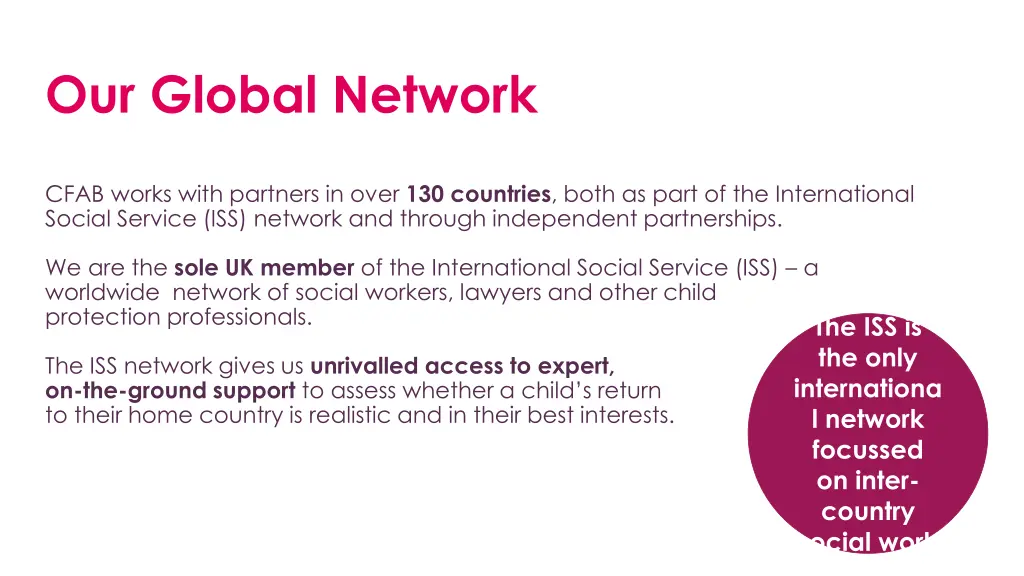 our global network