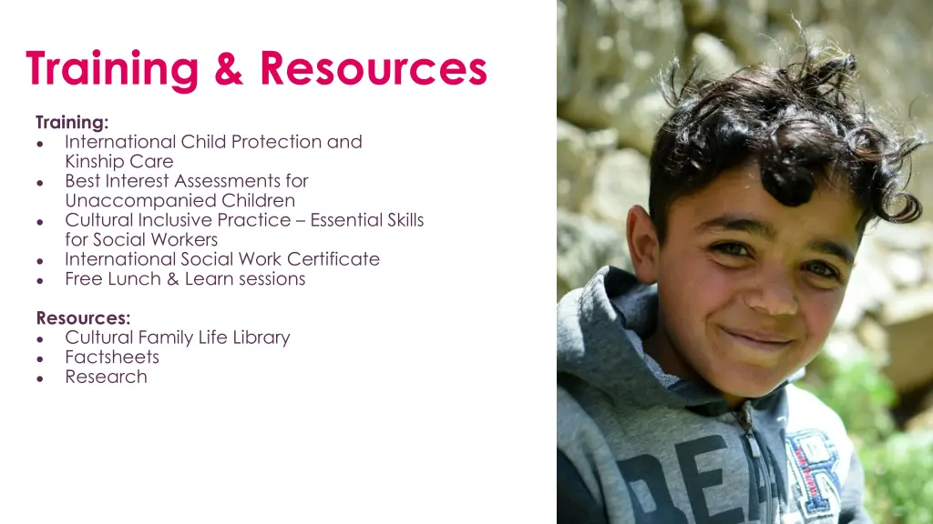 training resources
