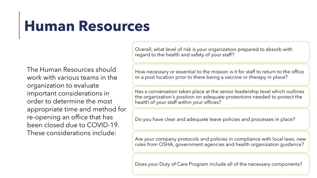 human resources