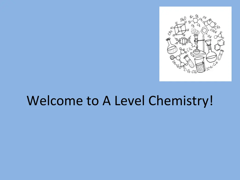 welcome to a level chemistry