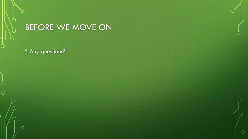 before we move on 1