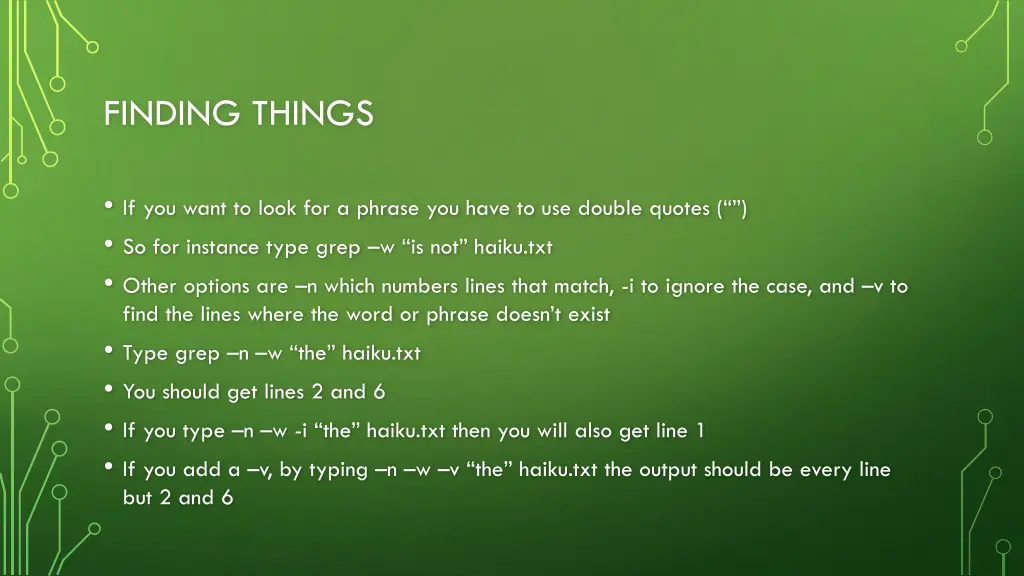 finding things 2