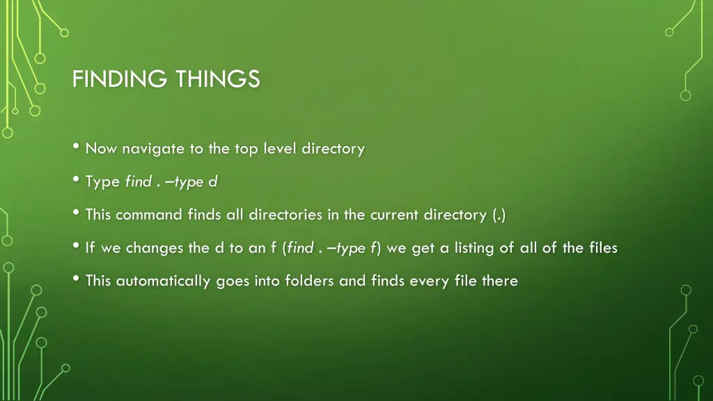finding things 3
