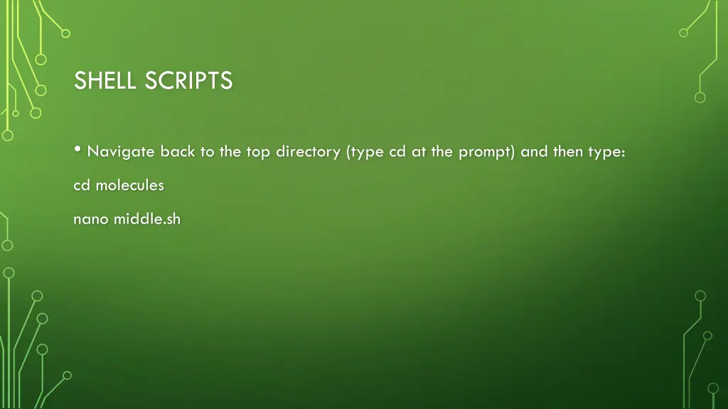 shell scripts 1