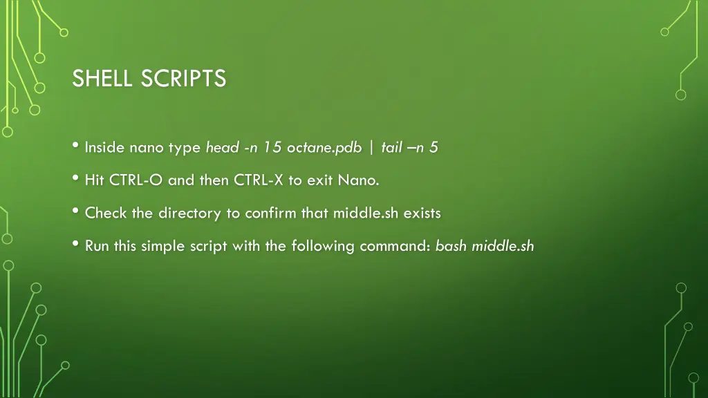 shell scripts 2