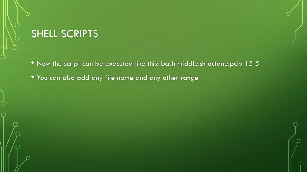 shell scripts 5