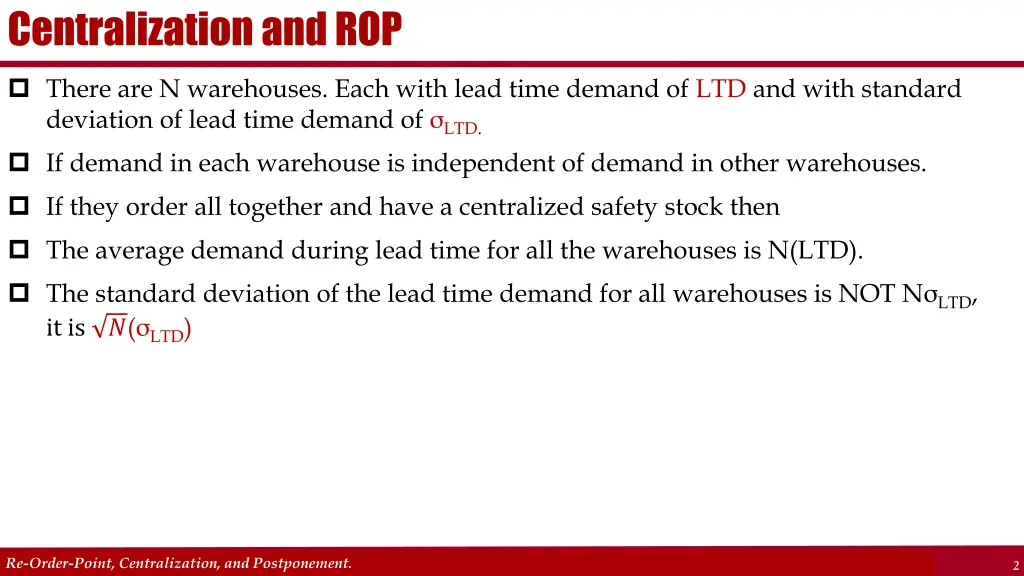 centralization and rop