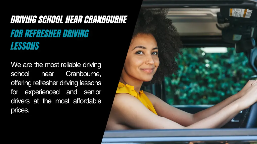 driving school near cranbourne for refresher