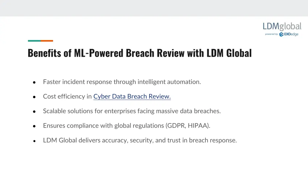 benefits of ml powered breach review with