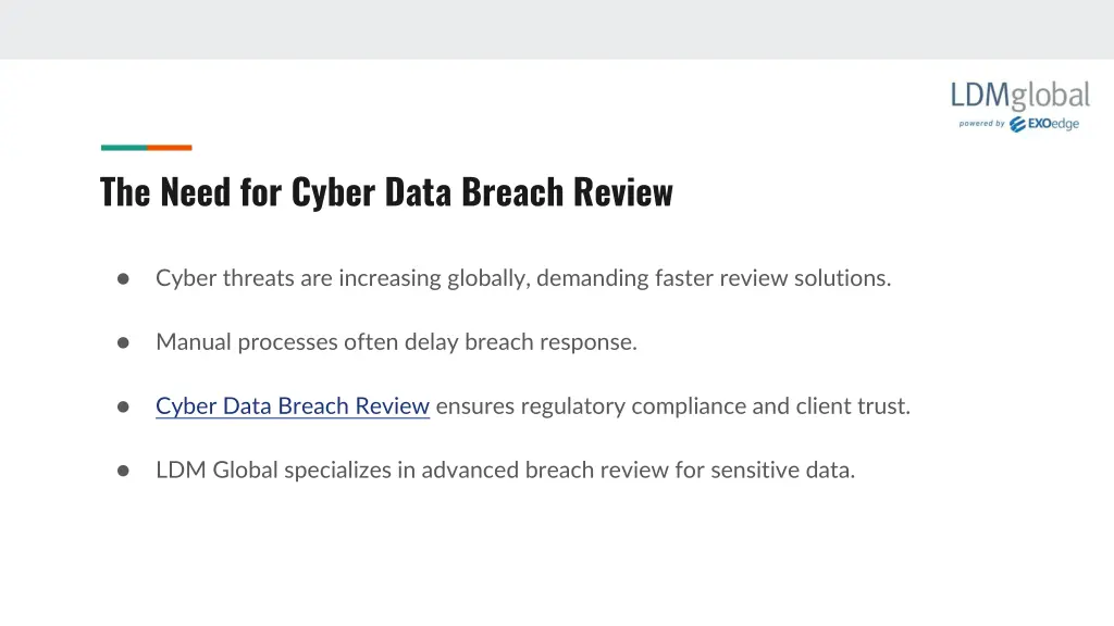 the need for cyber data breach review