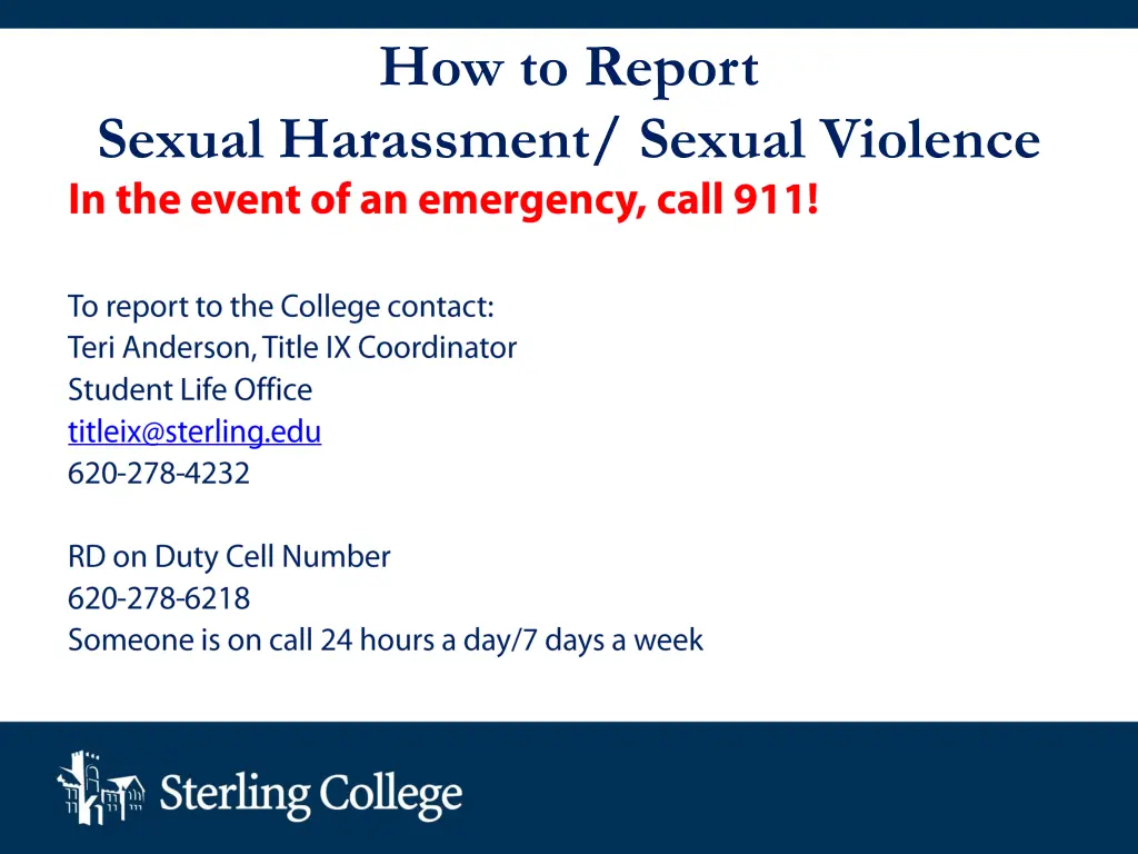 how to report
