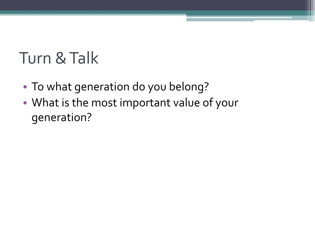 turn talk