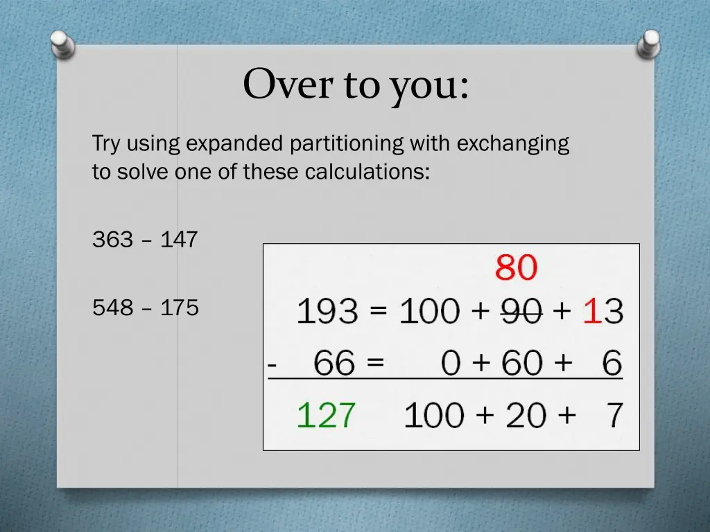 over to you 1