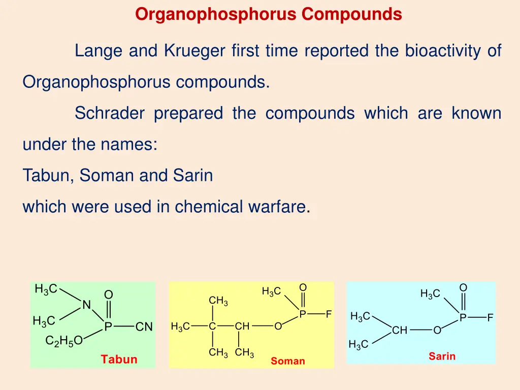 organophosphorus compounds 1
