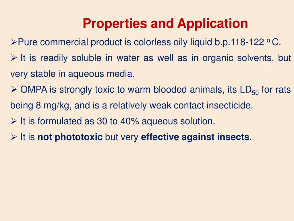properties and application