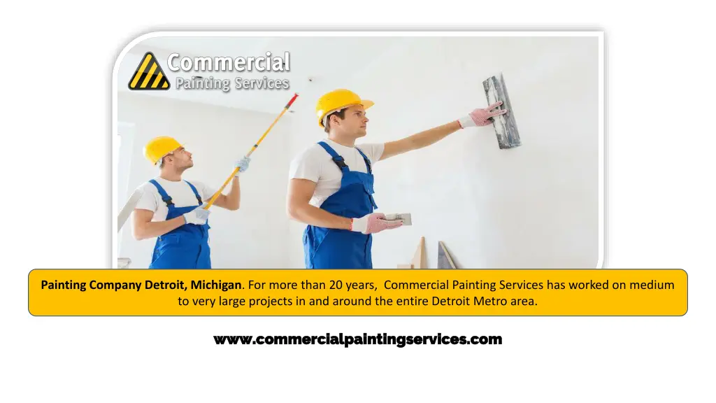 painting company detroit michigan for more than